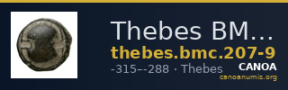 Thebes BMC Thebes 207-209 — CANOA