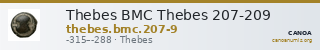 Thebes BMC Thebes 207-209 — CANOA