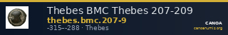 Thebes BMC Thebes 207-209 — CANOA