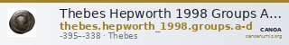 Thebes Hepworth 1998 Groups A-D — CANOA