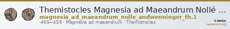 Themistocles Magnesia ad Maeandrum Nollé and Wenninger 1998 Th. 1 — CANOA