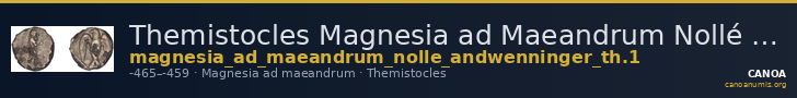 Themistocles Magnesia ad Maeandrum Nollé and Wenninger 1998 Th. 1 — CANOA