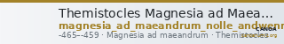 Themistocles Magnesia ad Maeandrum Nollé and Wenninger 1998 Th. 2 — CANOA