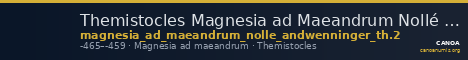 Themistocles Magnesia ad Maeandrum Nollé and Wenninger 1998 Th. 2 — CANOA