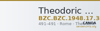 Theodoric — Tremissis (Rome, 491) — CANOA