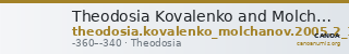 Theodosia Kovalenko and Molchanov 2005 2.1-10 — CANOA