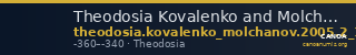 Theodosia Kovalenko and Molchanov 2005 2.11-3 — CANOA