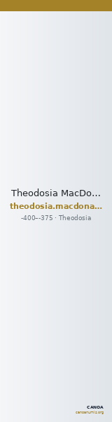 Theodosia MacDonald 2005 88 — CANOA