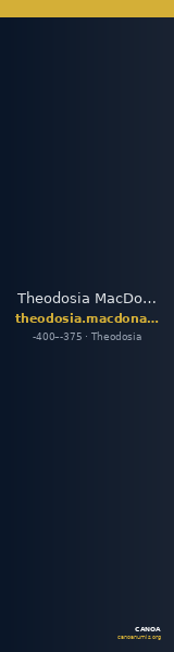 Theodosia MacDonald 2005 88 — CANOA
