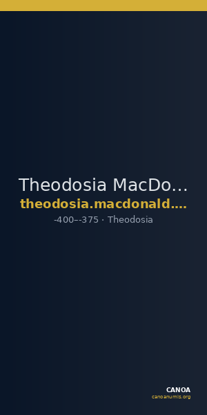 Theodosia MacDonald 2005 88 — CANOA