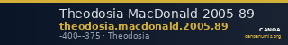 Theodosia MacDonald 2005 89 — CANOA