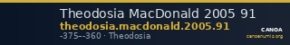 Theodosia MacDonald 2005 91 — CANOA