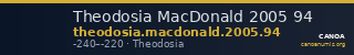 Theodosia MacDonald 2005 94 — CANOA