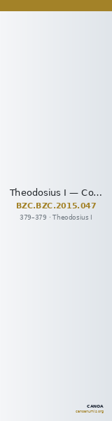 Theodosius I — Coin (Unknown, 379) — CANOA