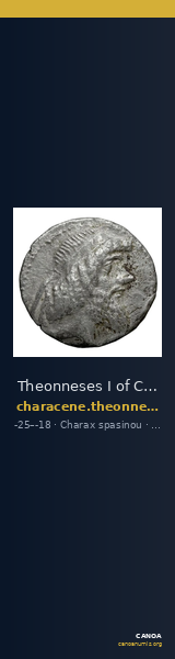 Theonneses I of Characene Charax Spasinou BMC Characene pl. 54, 4 — CANOA