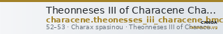 Theonneses III of Characene Charax Spasinou BMC Characene pl. 54, 6 — CANOA
