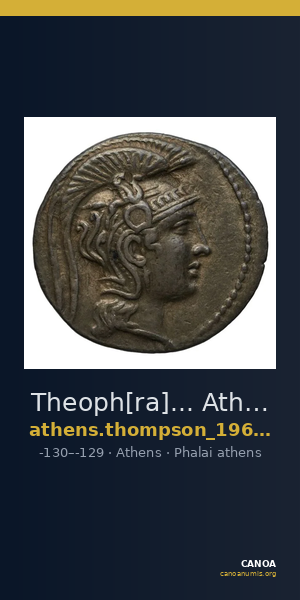 Theoph[ra]... Athens Thompson 1961 401bis, 404-412 — CANOA