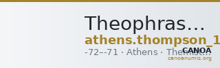 Theophrastos Athens Thompson 1961 1230 — CANOA