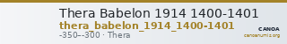 Thera Babelon 1914 1400-1401 — CANOA