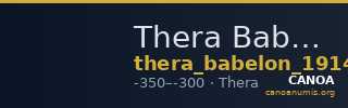 Thera Babelon 1914 1402 — CANOA