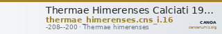 Thermae Himerenses Calciati 1983 16 — CANOA