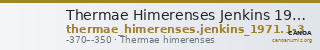 Thermae Himerenses Jenkins 1971 1-3 — CANOA