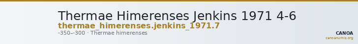 Thermae Himerenses Jenkins 1971 4-6 — CANOA