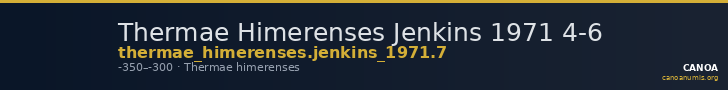 Thermae Himerenses Jenkins 1971 4-6 — CANOA