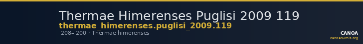 Thermae Himerenses Puglisi 2009 119 — CANOA