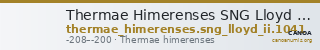 Thermae Himerenses SNG Lloyd 1041 — CANOA