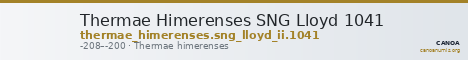 Thermae Himerenses SNG Lloyd 1041 — CANOA