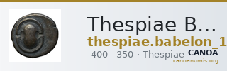 Thespiae Babelon 1914 361-2 — CANOA