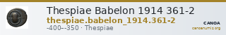 Thespiae Babelon 1914 361-2 — CANOA