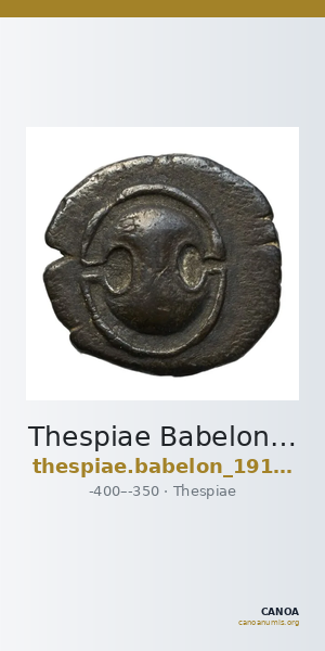 Thespiae Babelon 1914 363 — CANOA