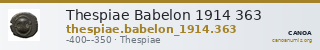 Thespiae Babelon 1914 363 — CANOA