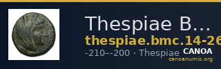 Thespiae BMC Thespiae 14-26 — CANOA