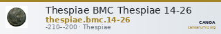 Thespiae BMC Thespiae 14-26 — CANOA