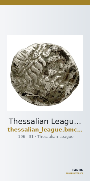 Thessalian League Thessaly BMC Thessalian League 1-35 — CANOA