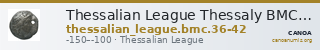 Thessalian League Thessaly BMC Thessalian League 36-42 — CANOA
