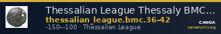 Thessalian League Thessaly BMC Thessalian League 36-42 — CANOA