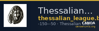 Thessalian League Thessaly BMC Thessalian League 43 — CANOA