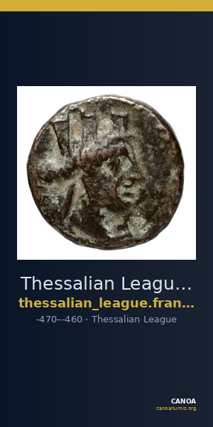 Thessalian League Thessaly Franke 1970 5, 10, 13 — CANOA