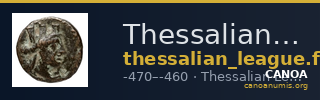 Thessalian League Thessaly Franke 1970 5, 10, 13 — CANOA