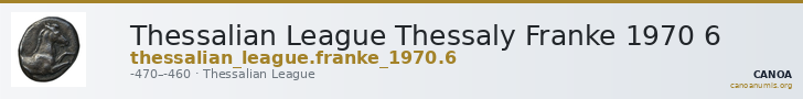 Thessalian League Thessaly Franke 1970 6 — CANOA