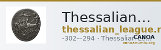 Thessalian League Thessaly Rogers 1932 4 — CANOA