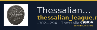 Thessalian League Thessaly Rogers 1932 4 — CANOA