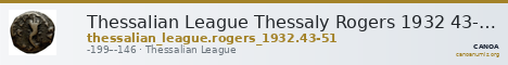 Thessalian League Thessaly Rogers 1932 43-51 — CANOA