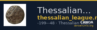 Thessalian League Thessaly Rogers 1932 52-4 — CANOA