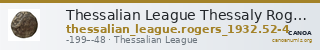 Thessalian League Thessaly Rogers 1932 52-4 — CANOA