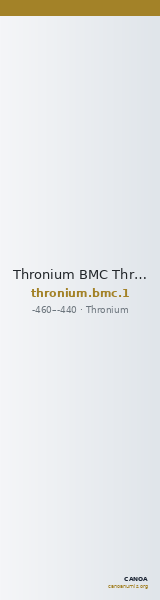 Thronium BMC Thronium 1 — CANOA